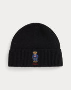 Men's Polo Bear Rib-Knit Beanie