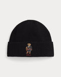 Men's Polo Bear Rib-Knit Beanie