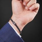 Double Riviera Black Zirconia - Black Rhodium