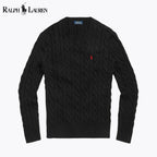 Men's Cable-Knit Cotton Jumper