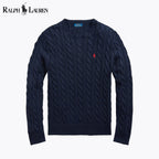 Men's Cable-Knit Cotton Jumper