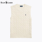 Men's Cable-Knit Cotton Sweater Vest
