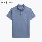 Men's Custom Slim Fit Stretch Mesh Polo Shirt