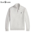 Men's Double-Knit Mockneck Pullover