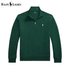 Men's Double-Knit Mockneck Pullover