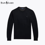 Men's Mesh-Knit Cotton Crewneck Sweater