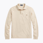 Men's Mesh Long-Sleeve Polo Shirt