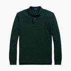 Men's Mesh Long-Sleeve Polo Shirt