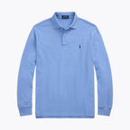 Men's Mesh Long-Sleeve Polo Shirt
