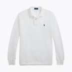 Men's Mesh Long-Sleeve Polo Shirt