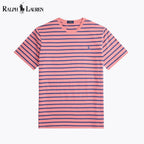 Men's Striped Jersey Crewneck T-Shirt
