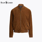 Men's Suede Bomber Jacket