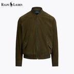 Men's Suede Bomber Jacket