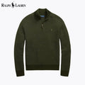 Men's Washable Wool Quarter-Zip Sweater