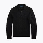 Men's Wool–Cashmere Cable-Knit Jumper