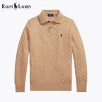 Men's Wool–Cashmere Cable-Knit Jumper