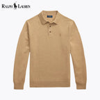 Men's Wool Polo-Collar Jumper