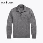 Men's Wool Polo-Collar Jumper