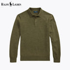 Men's Wool Polo-Collar Jumper