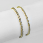 Riviera Crystal Zirconia - Yellow Gold