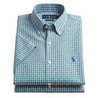 1032 Shirt RL Short-Sleeve - Embroidered Oxford Cotton