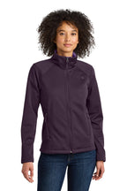 Veste softshell TNF Ridgewall avec logo sur la poitrine pour femme