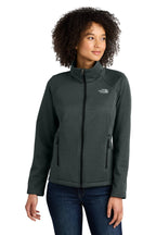 Veste softshell TNF Ridgewall avec logo sur la poitrine pour femme