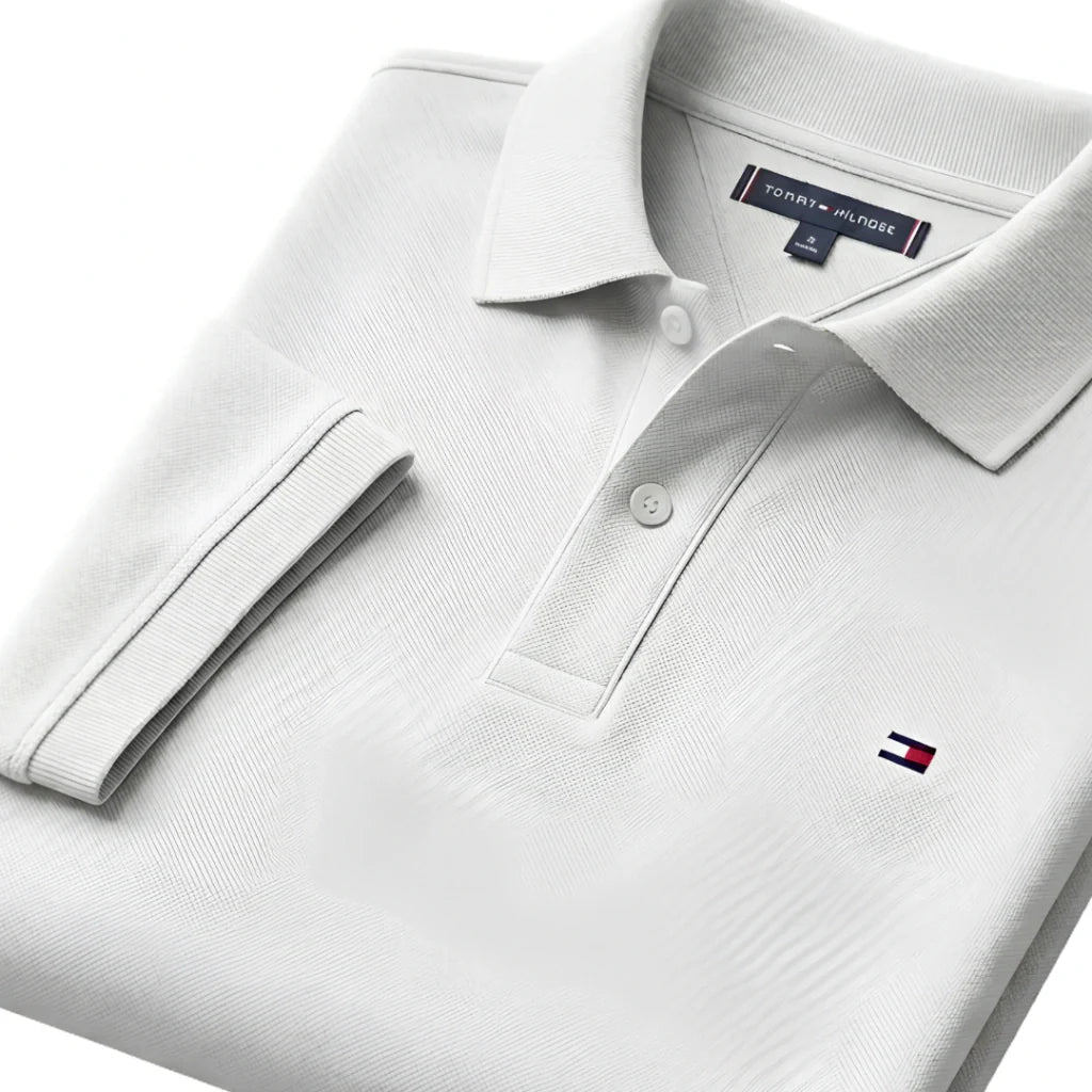 653 TH Double-Piqué Polo Shirt