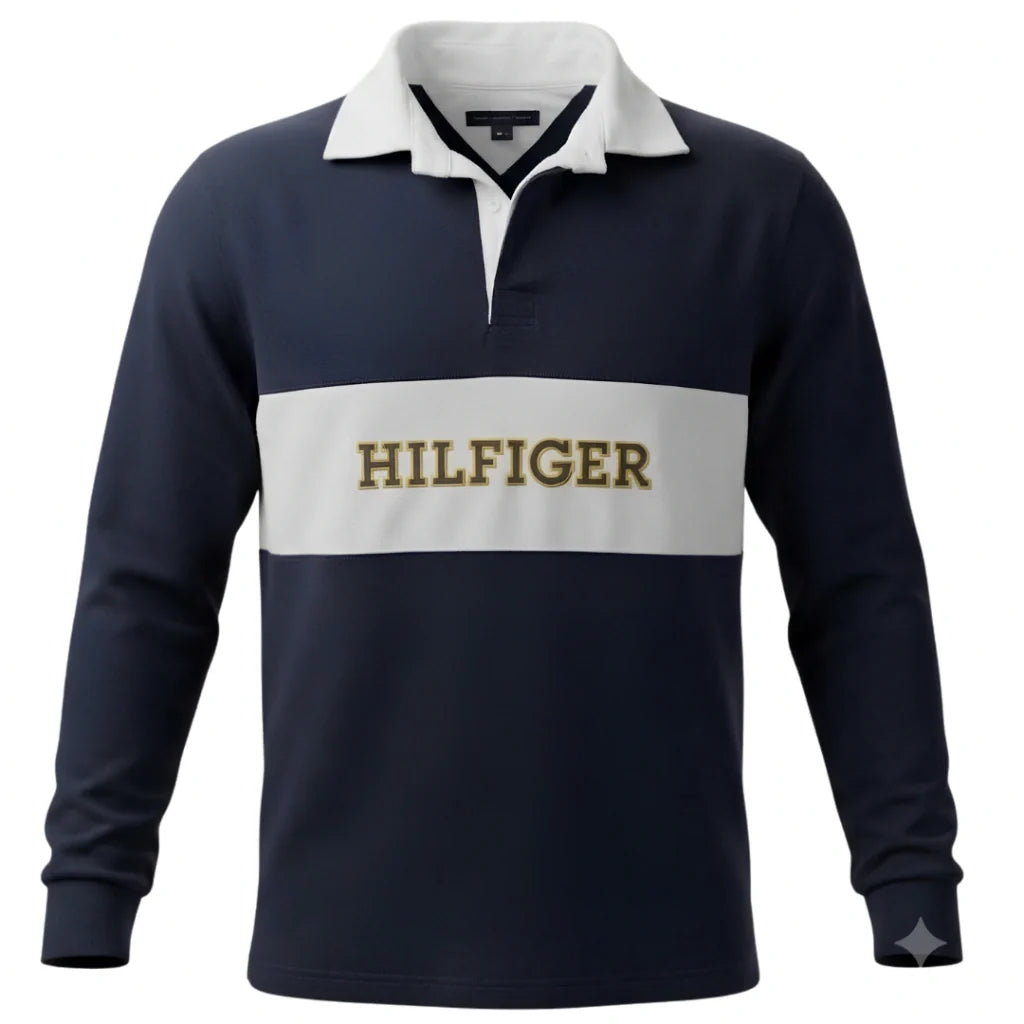 802 TH Long-Sleeve Polo Shirt