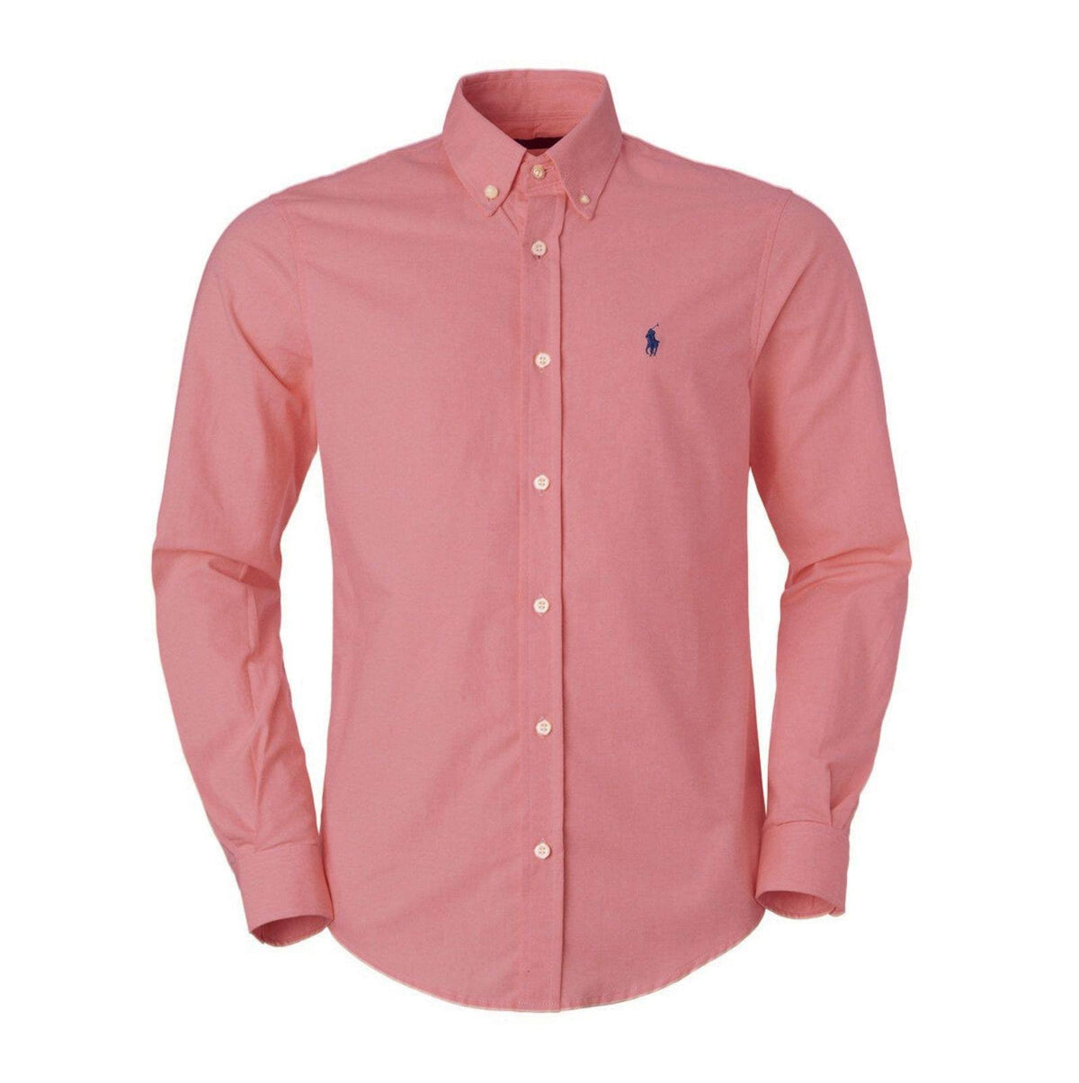 Men's RL Shirt Custom Fit Oxford - Coral