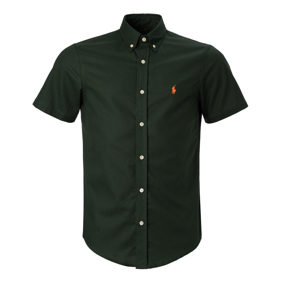 Men's RL Shirt Oxford - Short-Sleeve Flag Green