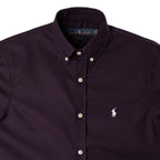 Men's RL Shirt Oxford Short-Sleeve - Burgundy
