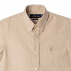 Men's RL Shirt Custom Fit Oxford - Khaki