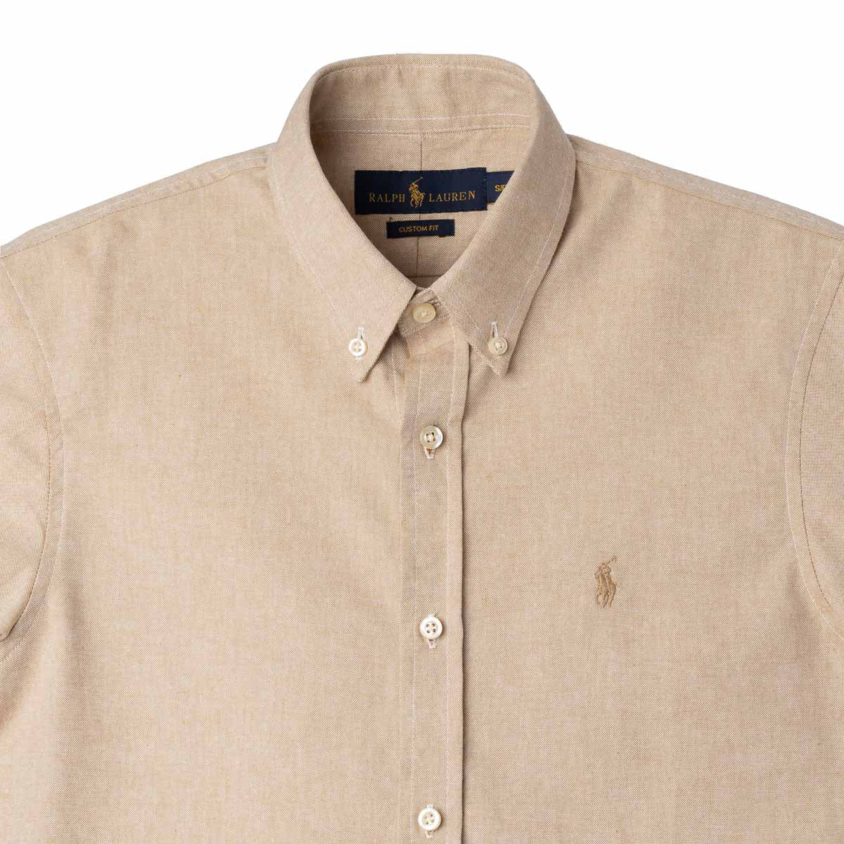 Men's RL Shirt Custom Fit Oxford - Khaki
