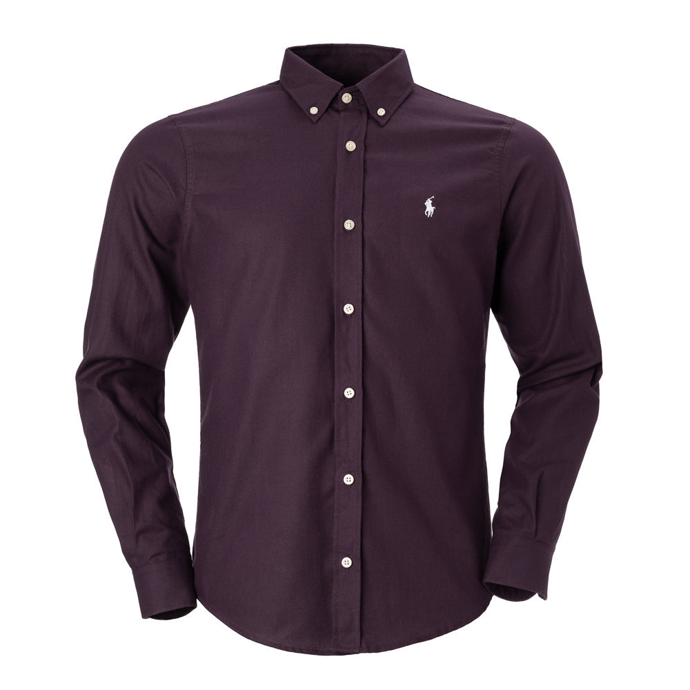 Men's RL Shirt Oxford - Burgundy