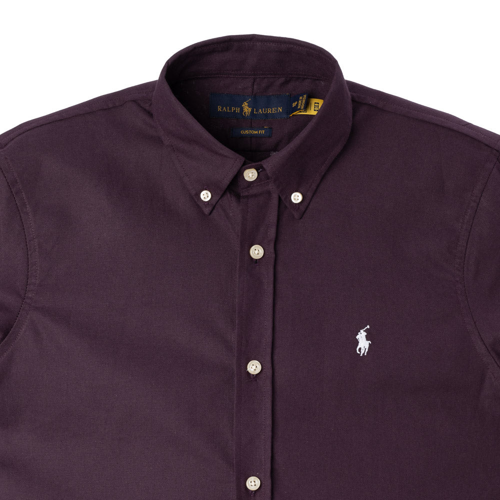 Men's RL Shirt Oxford - Burgundy