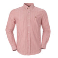 Men's RL Shirt Oxford Striped - Red