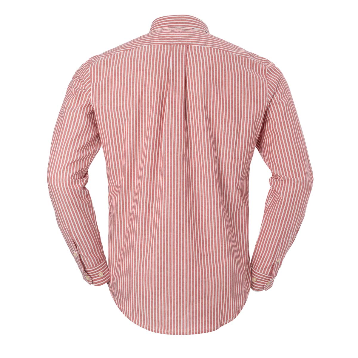 Men's RL Shirt Oxford Striped - Red