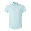Men's RL Shirt Custom Fit Linen - Light Green