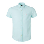 Men's RL Shirt Custom Fit Linen - Light Green