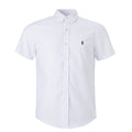 Men's RL Shirt Custom Fit Oxford Short-Sleeve - White