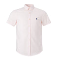 Men's RL Shirt Custom Fit Oxford Short-Sleeve - Pink