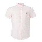 Men's RL Shirt Custom Fit Oxford Short-Sleeve - Pink