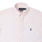Men's RL Shirt Custom Fit Oxford Short-Sleeve - Pink