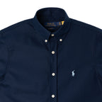Men's RL Shirt Custom Fit Oxford Short-Sleeve - Navy
