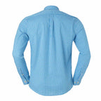 Men's RL Shirt Slim Fit Stretch Medium Plaid - Blue