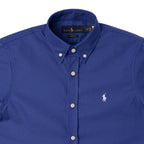 Men's RL Shirt Custom Fit Oxford Short-Sleeve - Royal Blue