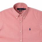 Men's RL Shirt Custom Fit Oxford Short-Sleeve - Coral