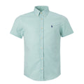 Men's RL Shirt Custom Fit Oxford Short-Sleeve - Mint