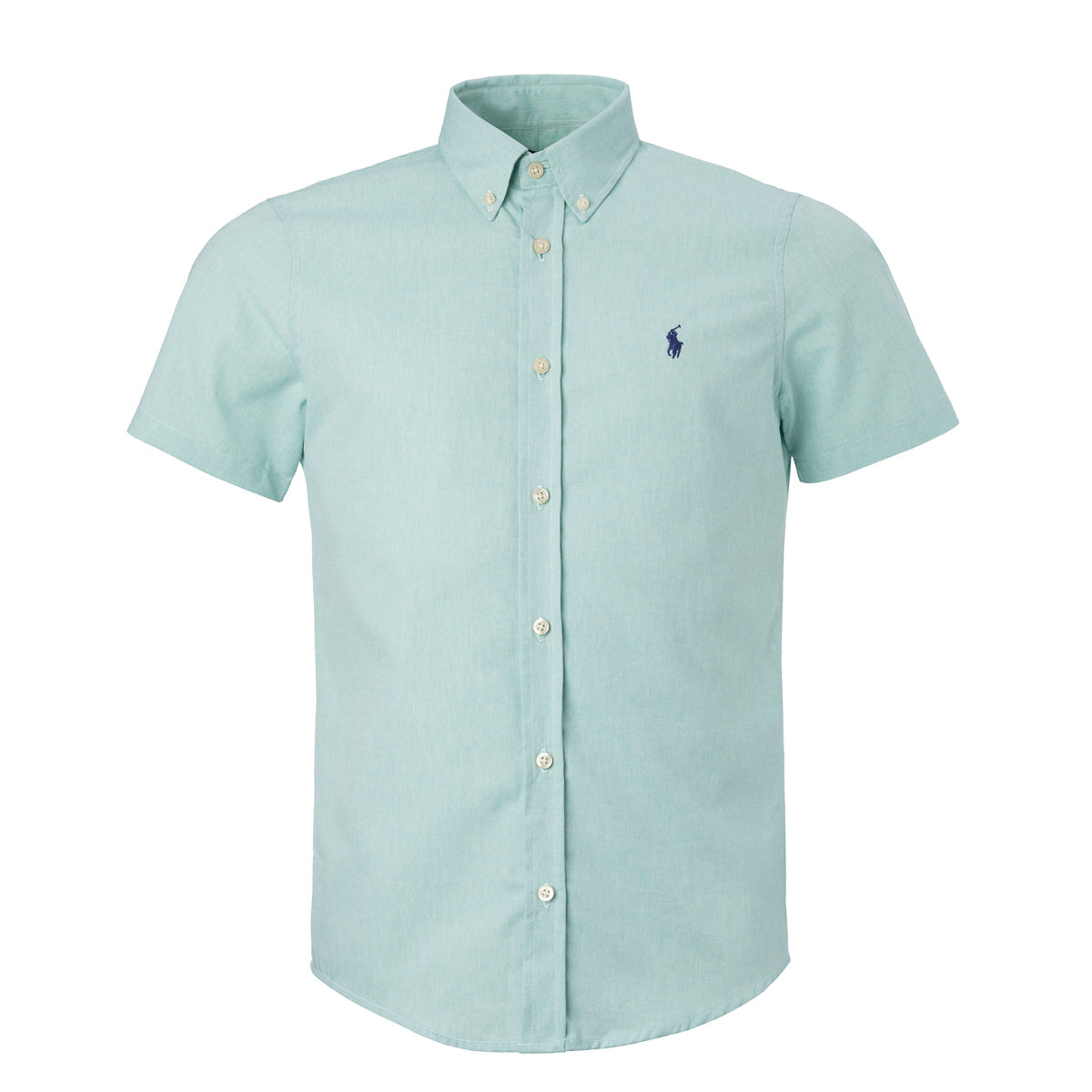 Men's RL Shirt Custom Fit Oxford Short-Sleeve - Mint